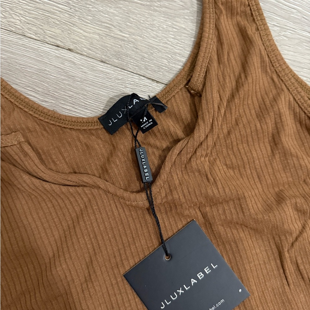 JLUXLABEL Ribbed Bodysuit - Picture 3 of 3